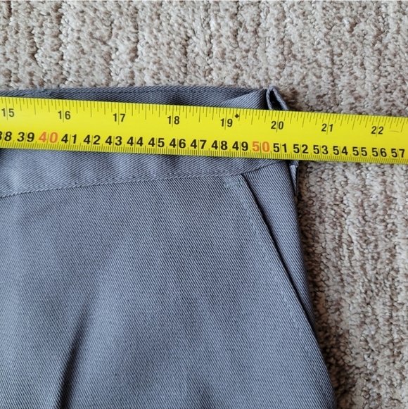 NEW DAKOTA FLAT FRONT FULL CUT TWILL WORK PANTS GRAY MEN'S SIZE  42 X 30 - Picture 13 of 15